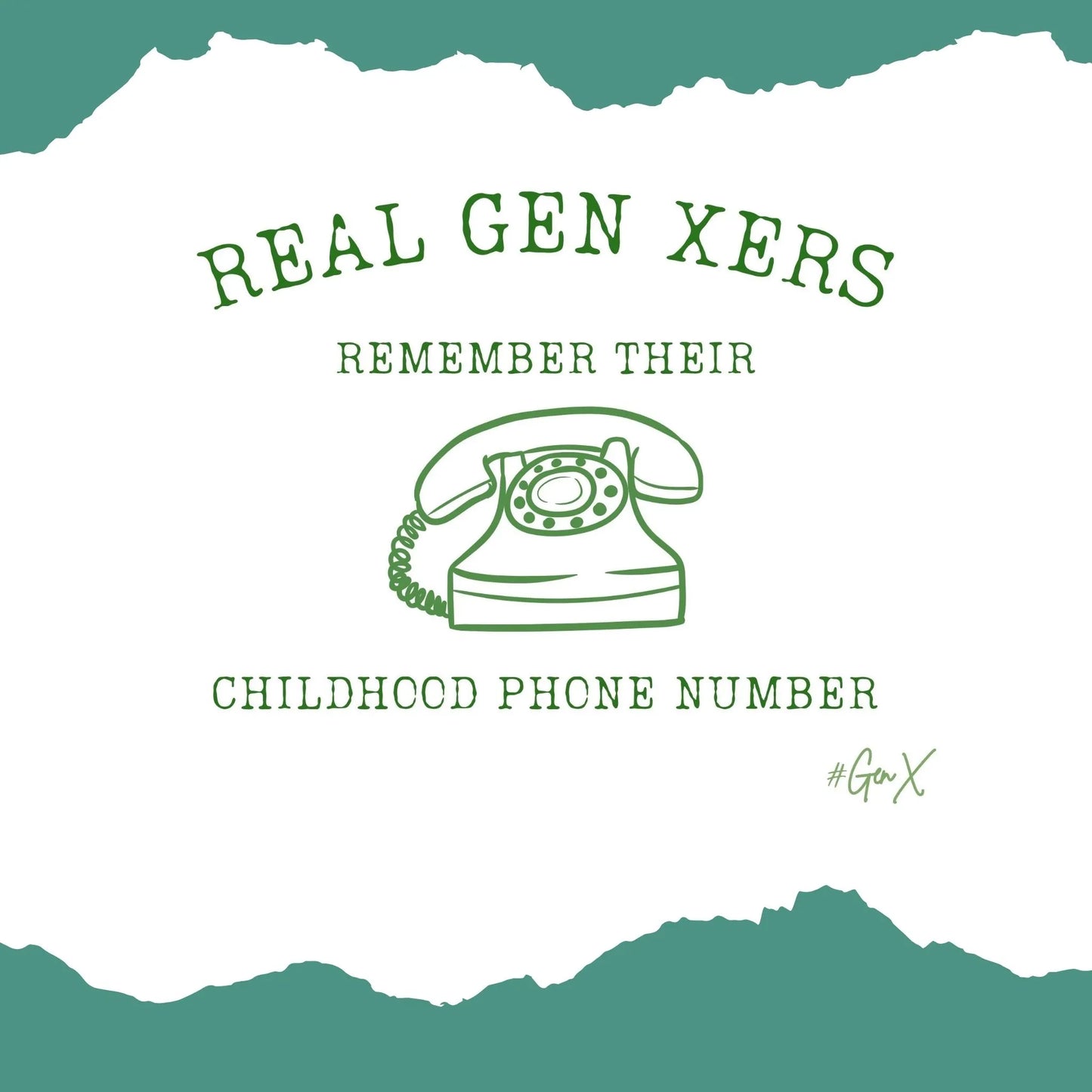 Childhood Phone Number Tee